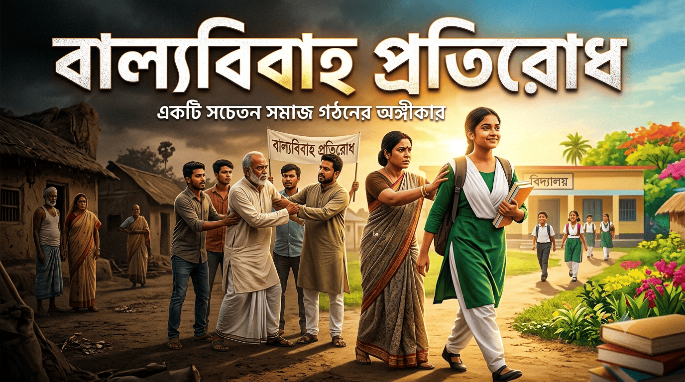 বাল্যবিবাহ প্রতিরোধ: একটি সচেতন সমাজ গঠনের অঙ্গীকার